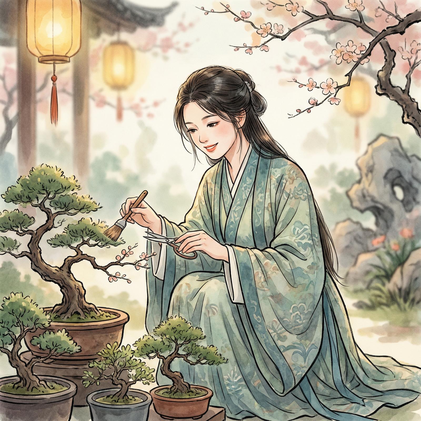 少妇植物摄影师苏婉清