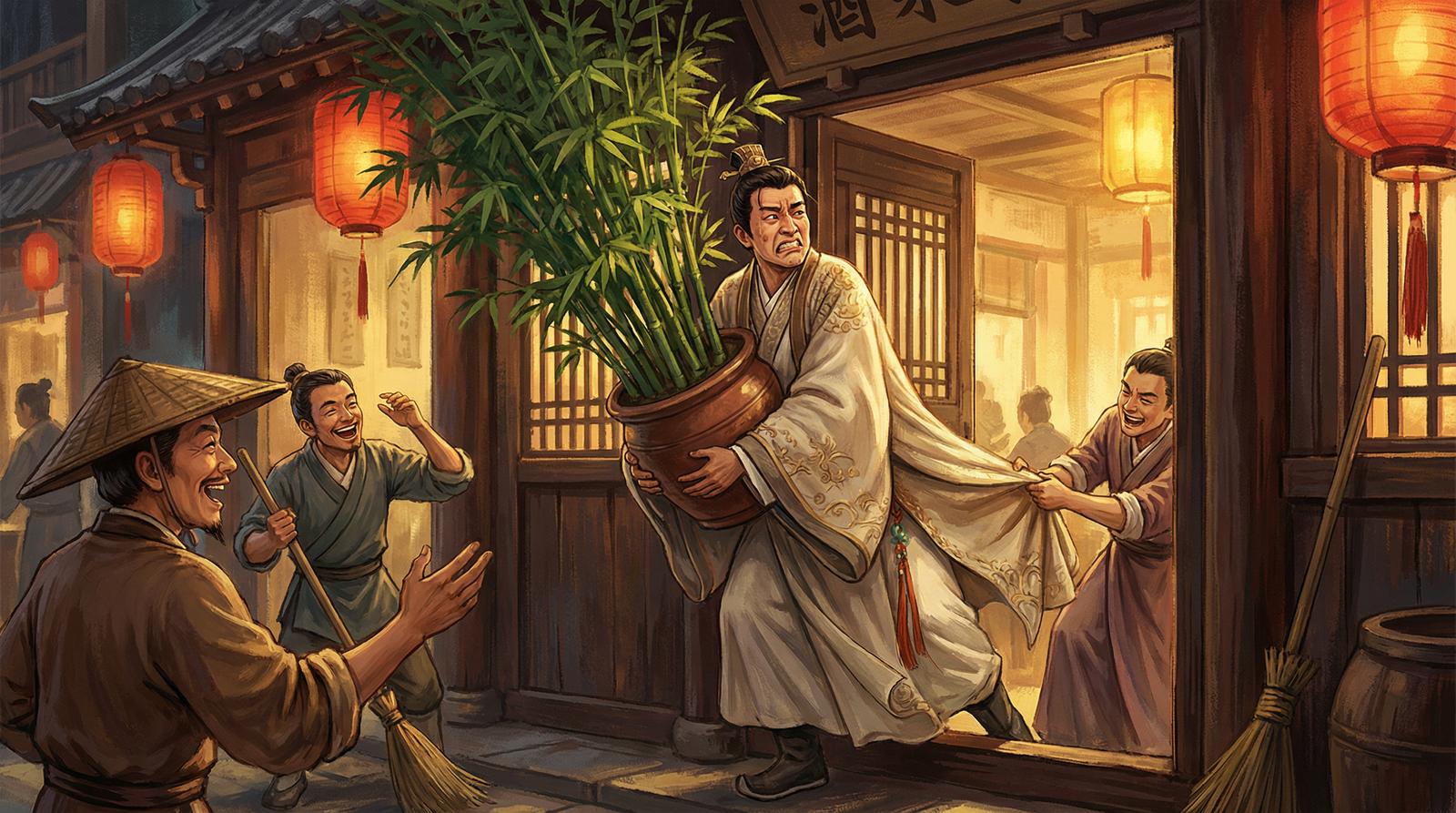少妇竹林探秘植物视频之旅